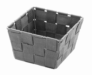 WENKO Úložný box čtvercový ADRIA šedý 9x14x14 cm