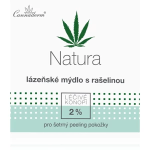 Cannaderm Natura Spa soap with peat extract čistiace bahenné mydlo s konopným olejom 80 g