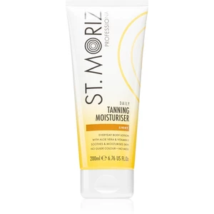 St. Moriz Daily Tanning Moisturiser hydratačný samoopaľovací krém priesvitný typ Light 200 ml