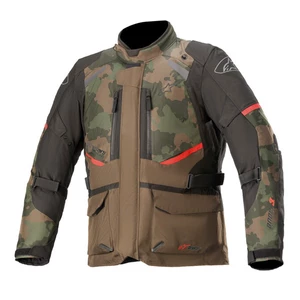 Moto bunda Alpinestars Andes Drystar tmavě zelená camo/černá/červená  tmavě zelená camo/černá/červená  3XL