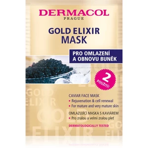 Dermacol Gold Elixir pleťová maska s kaviárom 2x8 g