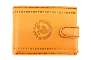 Pánská kožená peněženka Polo Club - hořčicová
