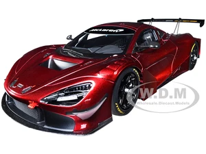 McLaren 720S GT3 Volcano Red Metallic 1/18 Model Car by Autoart