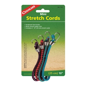 Coghlan´s Sada elastických gumových lan Coghlans MINI Stretch Cords - 4 ks