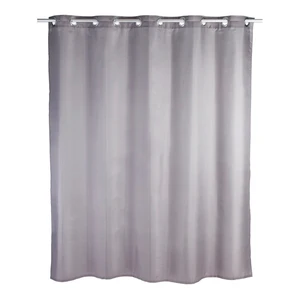 Sivý sprchový záves Wenko Comfort Flex, 180 x 200 cm