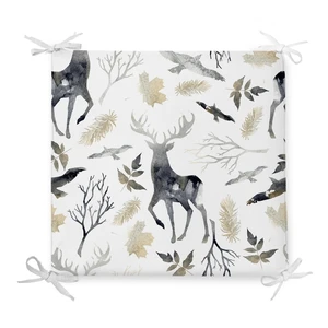 Vianočný sedák s prímesou bavlny Minimalist Cushion Covers Dark Forest, 42 x 42 cm
