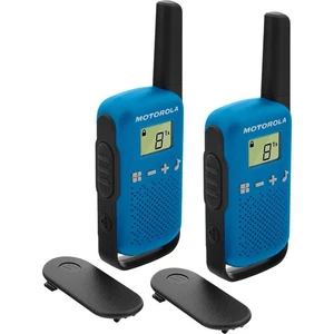 Vysielačky Motorola TLKR T42 (B4P00811LDKMAW) modrý sada vysielačiek • bezplatné pásmo PMR446 • dosah 4 km • jednoduché párovanie • 16 kanálov • kontr