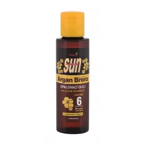 Vivaco Sun Argan Bronz Suntan Oil SPF6 100 ml opaľovací prípravok na telo unisex