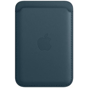 Kožená peňaženka Apple s MagSafe k iPhonu - modrá (MHLQ3ZM/A) peňaženka na smartfón • systém MagSafe • na iPhone 12, iPhone 12 Pro, iPhone 12 Pro Max 