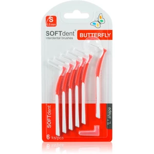 SOFTdent Butterfly S medzizubná kefka 0,5 mm 6 ks