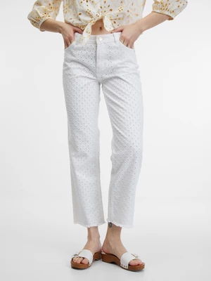 Orsay Bílé dámské kalhoty - Dámské