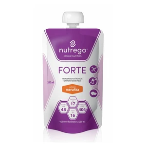 NUTREGO FORTE Výživa meruňka 12 x 200ml