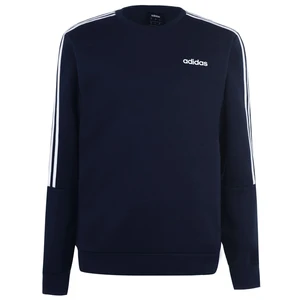 Adidas Mens Crew 3-Stripes Pullover Sweatshirt