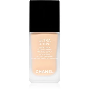 Chanel Ultra Le Teint Flawless Finish Foundation dlouhotrvající matující make-up pro sjednocení barevného tónu pleti odstín B10 30 ml