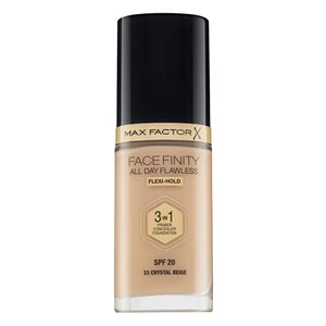 Max Factor Facefinity All Day Flawless Flexi-Hold 3in1 Primer Concealer Foundation SPF20 33 tekutý make-up 3v1 30 ml