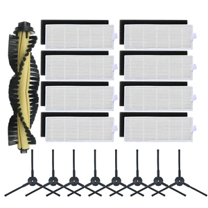 Robot Vacuum Cleaner Parts for ILIFE A4 T4 X432 X430 Main Brush HEPA Filter Sponge Side Brushes for ILIFE A4