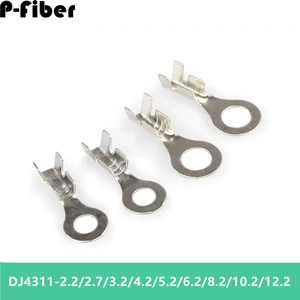 1000pcs Circular lug cold pressing terminal connection O-type copper open nose grounding lug ring ground ring end