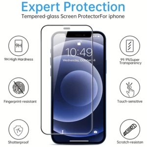 9H Tempered Glass For IPhone 11 12 13 14 Pro Max Screen Protector For IPhone 6 7 8Plus X XR XS Max Glass