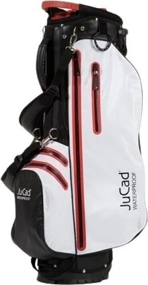 Jucad 2 in 1 Black/White/Red Borsa da golf Stand Bag