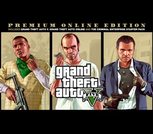 Grand Theft Auto V: Premium Online Edition & Great White Shark Card Bundle Steam Account