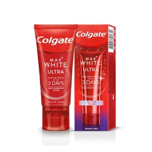 COLGATE Zubní pasta Max White Ultra Active Foam 50 ml