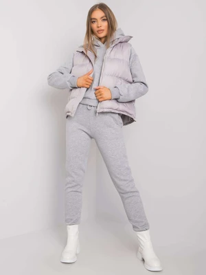 Women's gray three-piece set