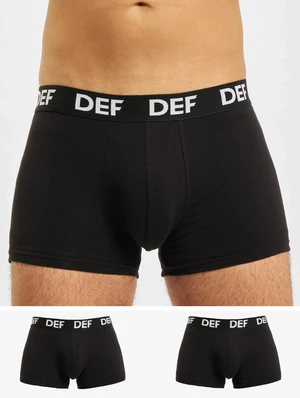 DEF Cost 3-Pack Boxer Shorts Black