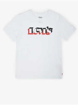 Levi&#39;s Bílé dětské tričko Levi's® - Kluci