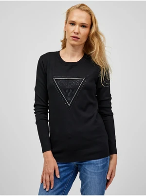 Black Ladies Sweater Guess Lea - Women