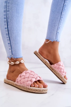 Women's summer slippers Big Star - pink