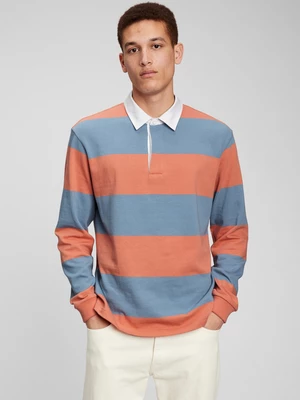 GAP Striped Rugby Polo T-Shirt - Men