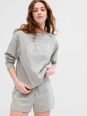Women's grey sweatshirt with GAP logo