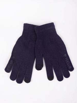 Yoclub Man's Men's Touchscreen Gloves RED-0243F-AA5E-005 Navy Blue