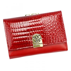 Dámská kožená peněženka červená - Gregorio Marry