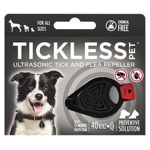 TICKLESS PET Ultrazvukový odpuzovač klíšťat a blech pro psy barvy black 1 kus