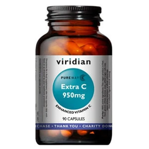 VIRIDIAN Nutrition Extra C 950 mg 90 kapslí