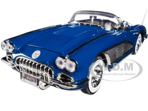 1958 Chevrolet Corvette Turquoise Timeless Classics 1/18 Diecast Model Car by Motormax