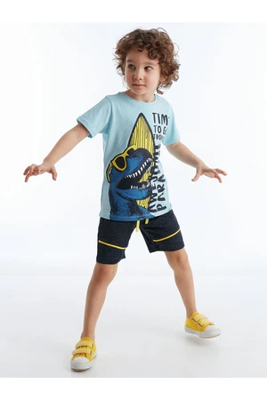 Mushi Tropical Dino Boys Shorts Set