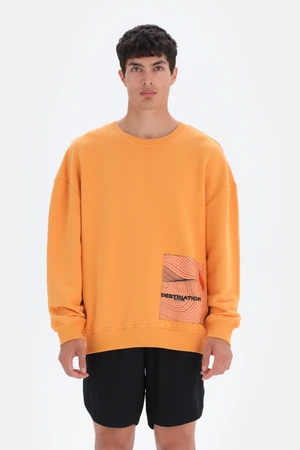 Dagi Orange Men's Pocket Detailed Sweatshirt