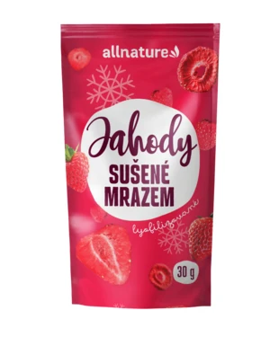 ALLNATURE Jahody sušené mrazem 30 g