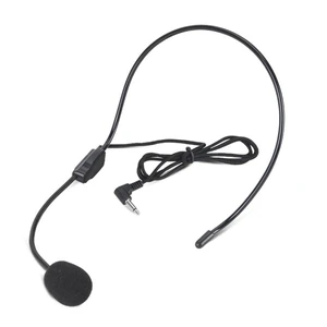 Professional Headworn Wired Hands Free Headset Conference Microphone Mic System 3.5 mm Megaphone For Speaker Teacher Tour Guide