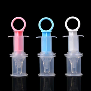 Needle Type Medicine Dispenser Feeder for Baby Kids Squeeze Syringe Medicine Dropper Dispenser Pacifier Feeding Utensils Bottle