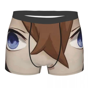 Childe Tartaglia Man's Boxer Briefs Underpants Genshin Impact Game Highly Breathable Top Quality Gift Idea