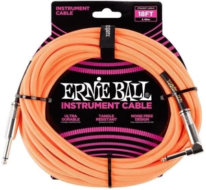 Ernie Ball P06084-EB Pomarańczowy 5,5 m Prosty - Kątowy