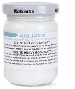 Strukturovací 3D gel matný – heavy body 500ml