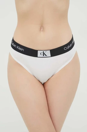 Nohavičky Calvin Klein Underwear biela farba,000QF7222E