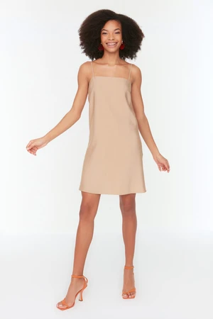 Trendyol Dress - Beige - Shift