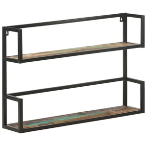 Wall Shelf 35.4"x7.9"x23.6" Solid Reclaimed Wood