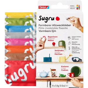 tesa Sugru lepiaca hmota 41283-00001-00 farebná 8 ks