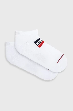 Ponožky Levi's 37157.0737-white, pánske, biela farba
